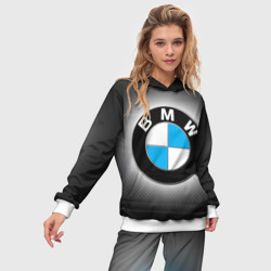 Женский костюм с толстовкой 3D BMW - фото 2