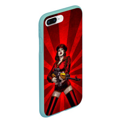 Чехол для iPhone 7Plus/8 Plus матовый Red alert girl - фото 2