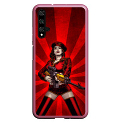 Чехол для Honor 20 Red alert girl