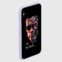 Чехол для iPhone XS Max матовый Терминатор - фото 2