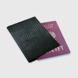 Обложка для паспорта матовая кожа Кожа крокодила - фото 2