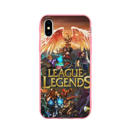 Чехол для iPhone X матовый League of Legends all