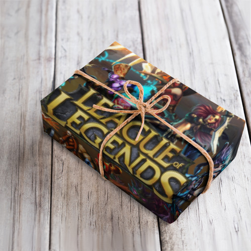 Бумага для упаковки 3D League of Legends all - фото 4