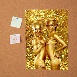 Постер Золотистые мерцающие девушки - фото 2
