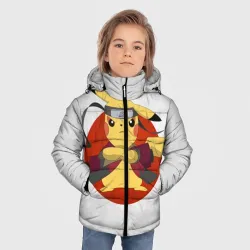 Зимняя куртка для мальчиков 3D Пикачу ниндзя - фото 2