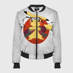 Женский бомбер 3D Пикачу ниндзя
