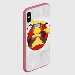 Чехол для iPhone XS Max матовый Пикачу ниндзя - фото 2