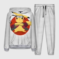 Женский костюм с толстовкой 3D Пикачу ниндзя