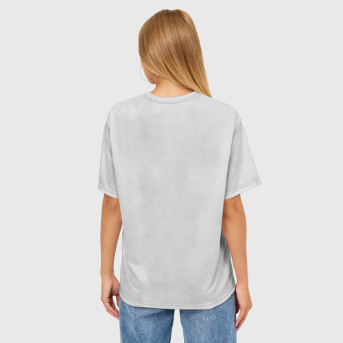 Женская футболка oversize 3D Narupi, цвет 3D печать - фото 4