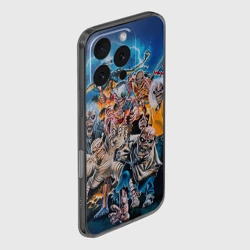 Чехол для iPhone 16 Pro Max силиконовый с защитой камеры Iron Maiden 1 - фото 2