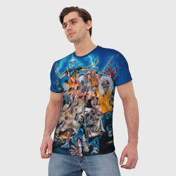 Мужская футболка 3D Iron Maiden 1 - фото 2
