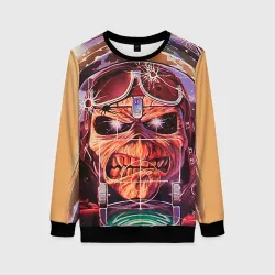 Женский свитшот 3D Iron Maiden 2