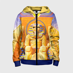 Детская толстовка 3D на молнии Iron Maiden 3