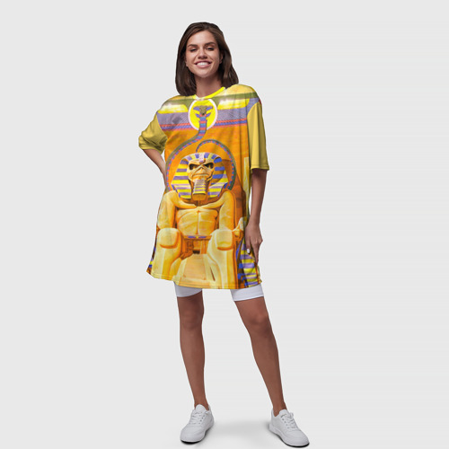 Платье-футболка 3D Iron Maiden 3, цвет 3D печать - фото 5