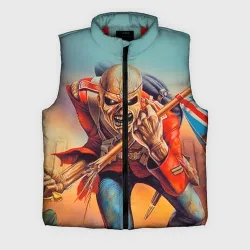 Мужской жилет утепленный 3D Iron Maiden 5