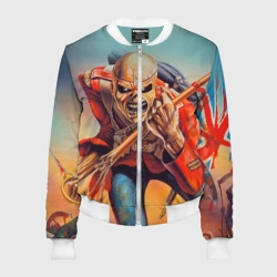 Женский бомбер 3D Iron Maiden 5