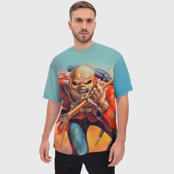 Мужская футболка oversize 3D Iron Maiden 5 - фото 2