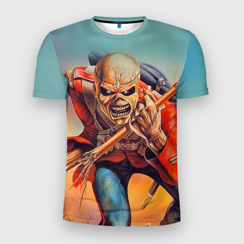 Мужская футболка 3D Slim Iron Maiden 5, цвет 3D печать