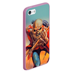 Чехол для iPhone 5/5S матовый Iron Maiden 5 - фото 2