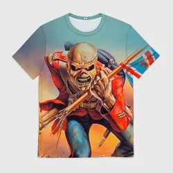 Мужская футболка 3D Iron Maiden 5