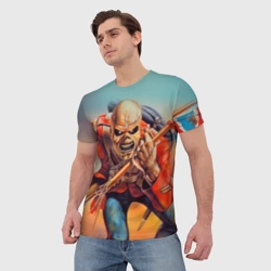 Мужская футболка 3D Iron Maiden 5 - фото 2