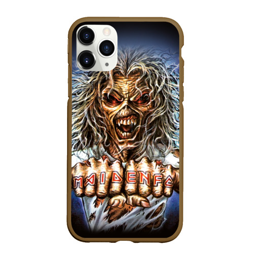 Чехол для iPhone 11 Pro Max матовый Iron Maiden 6, цвет коричневый