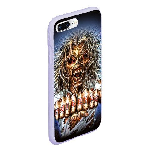 Чехол для iPhone 7Plus/8 Plus матовый Iron Maiden 6, цвет светло-сиреневый - фото 3