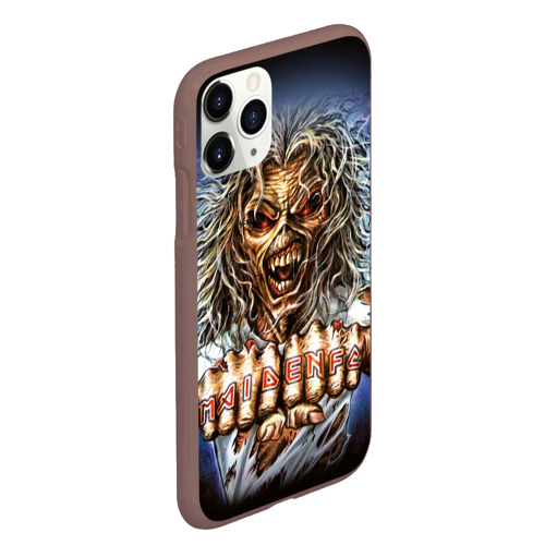 Чехол для iPhone 11 Pro Max матовый Iron Maiden 6, цвет коричневый - фото 3