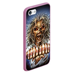 Чехол для iPhone 5/5S матовый Iron Maiden 6 - фото 2