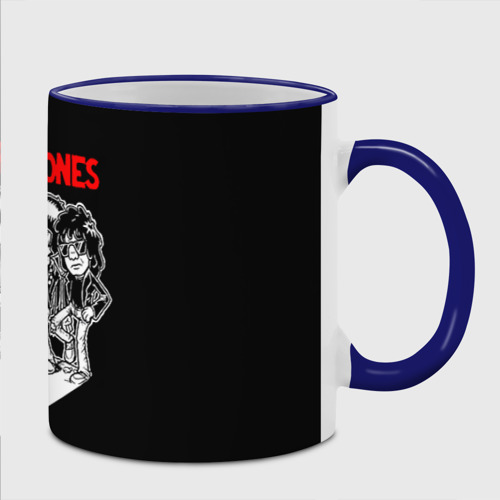 Кружка с полной запечаткой Ramones 1, цвет Кант синий