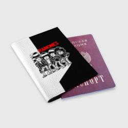 Обложка для паспорта матовая кожа Ramones 1 - фото 2