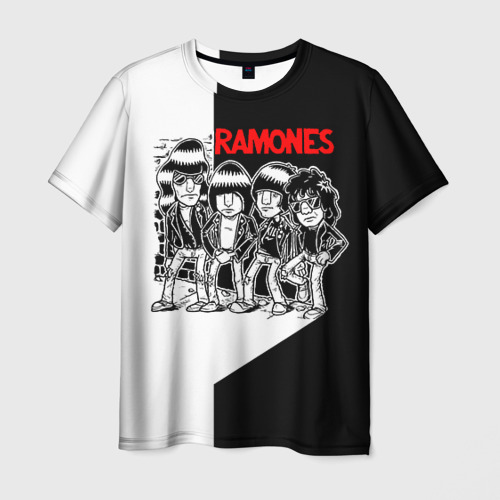 Мужская футболка 3D Ramones 1, цвет 3D печать