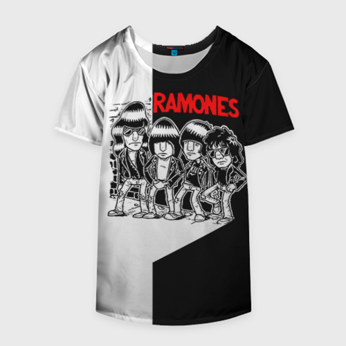 Накидка на куртку 3D Ramones 1, цвет 3D печать - фото 4