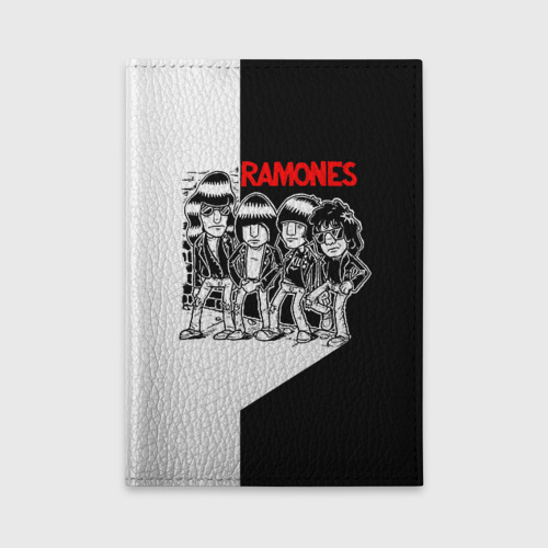 Обложка для автодокументов Ramones 1, цвет черный