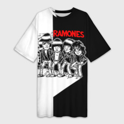 Платье-футболка 3D Ramones 1
