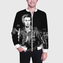Мужской бомбер 3D Сид Вишес - фото 2