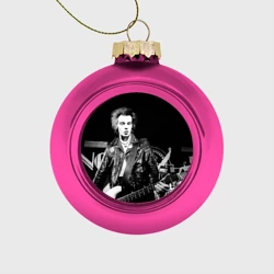 Ёлочный шар стеклянный/пластиковый Сид Вишес