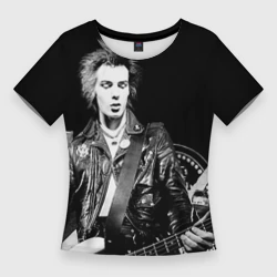 Женская футболка 3D Slim Сид Вишес