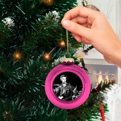 Ёлочный шар стеклянный/пластиковый Сид Вишес - фото 2