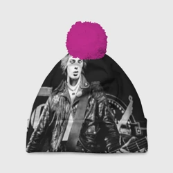 Шапка 3D c помпоном Сид Вишес