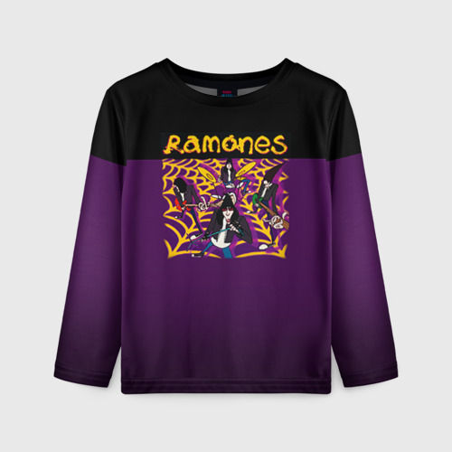 Детский лонгслив 3D Ramones 4