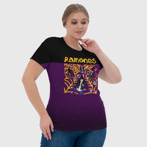 Женская футболка 3D Ramones 4, цвет 3D печать - фото 6