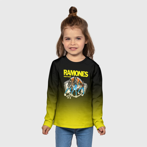 Детский лонгслив 3D Ramones 6 - фото 5