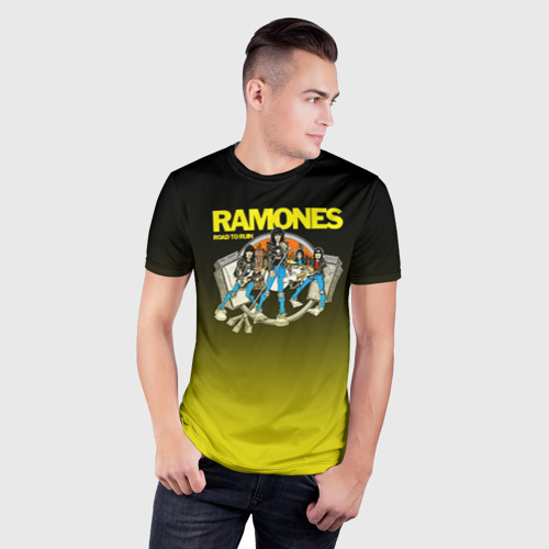 Мужская футболка 3D Slim Ramones 6, цвет 3D печать - фото 3