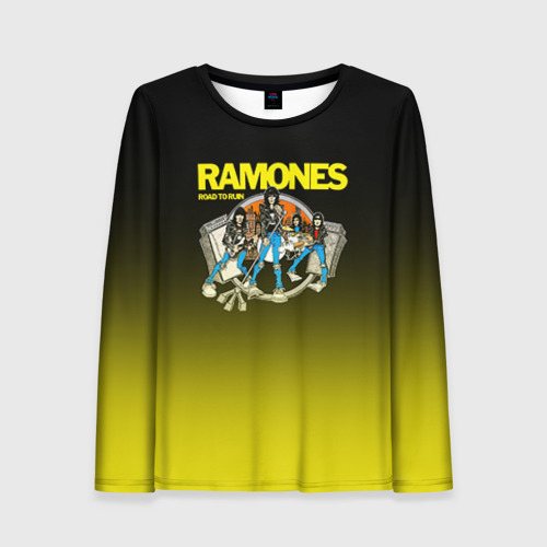 Женский лонгслив 3D Ramones 6, цвет 3D печать