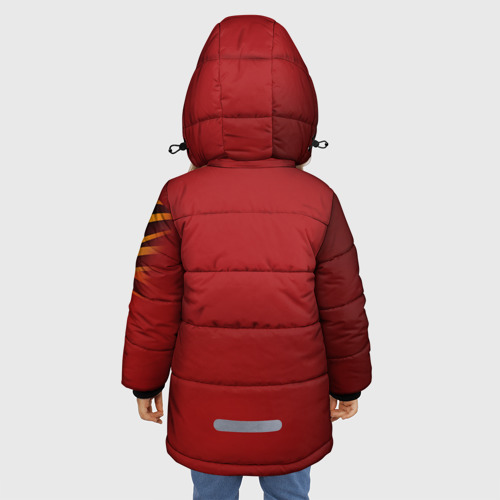Зимняя куртка для девочек 3D День победы 4, цвет черный - фото 4