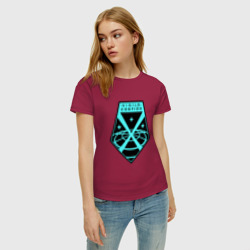 Женская футболка хлопок X-COM логотип - фото 2