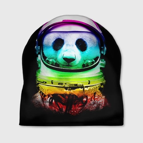 Шапка 3D Панда космонавт