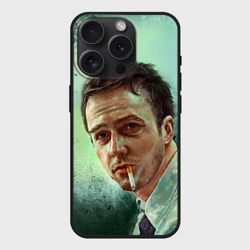 Чехол силиконовый для Apple iPhone 15 Pro Мax матовый Нортон