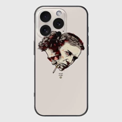 Чехол для iPhone 16 Pro силиконовый с защитой камеры Бойцовский клуб